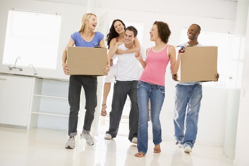 Local movers assisting a residential move in Waterloo