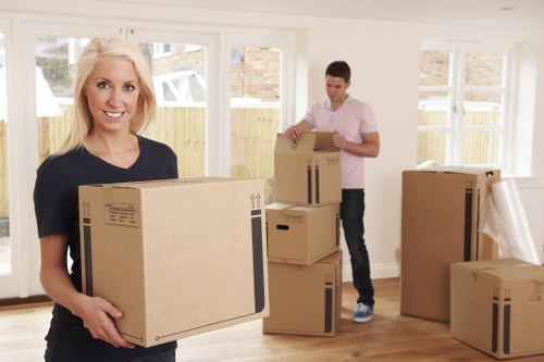 Furniture being carefully loaded for a Waterloo home relocation