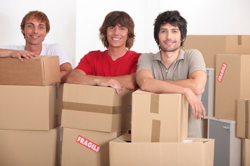 Removal team planning a move in Waterloo near central London properties