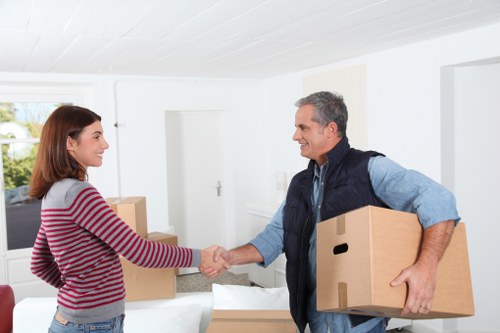 Removal team handling a property move in Waterloo with careful loading