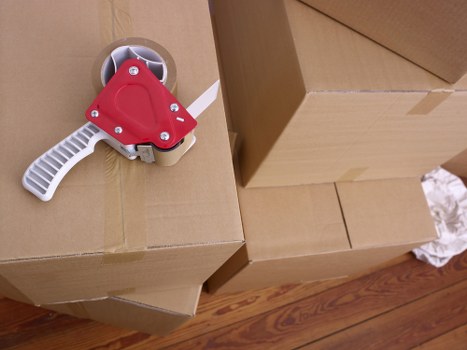 Local moving van assisting with flat removals in Waterloo