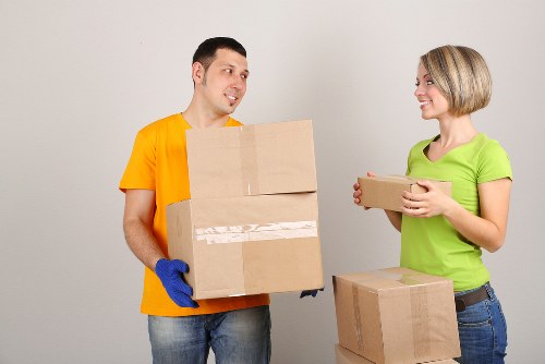 Customer booking details and move information for a removals service