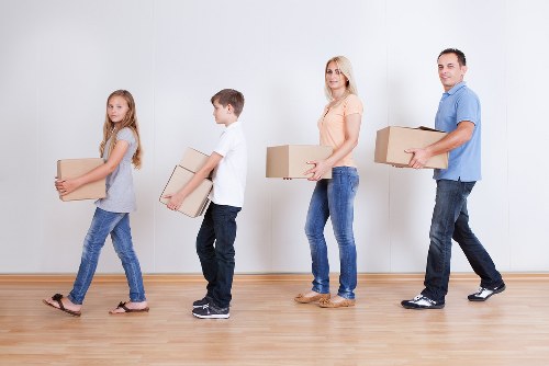 Local removals vehicle supporting a Waterloo home or office move